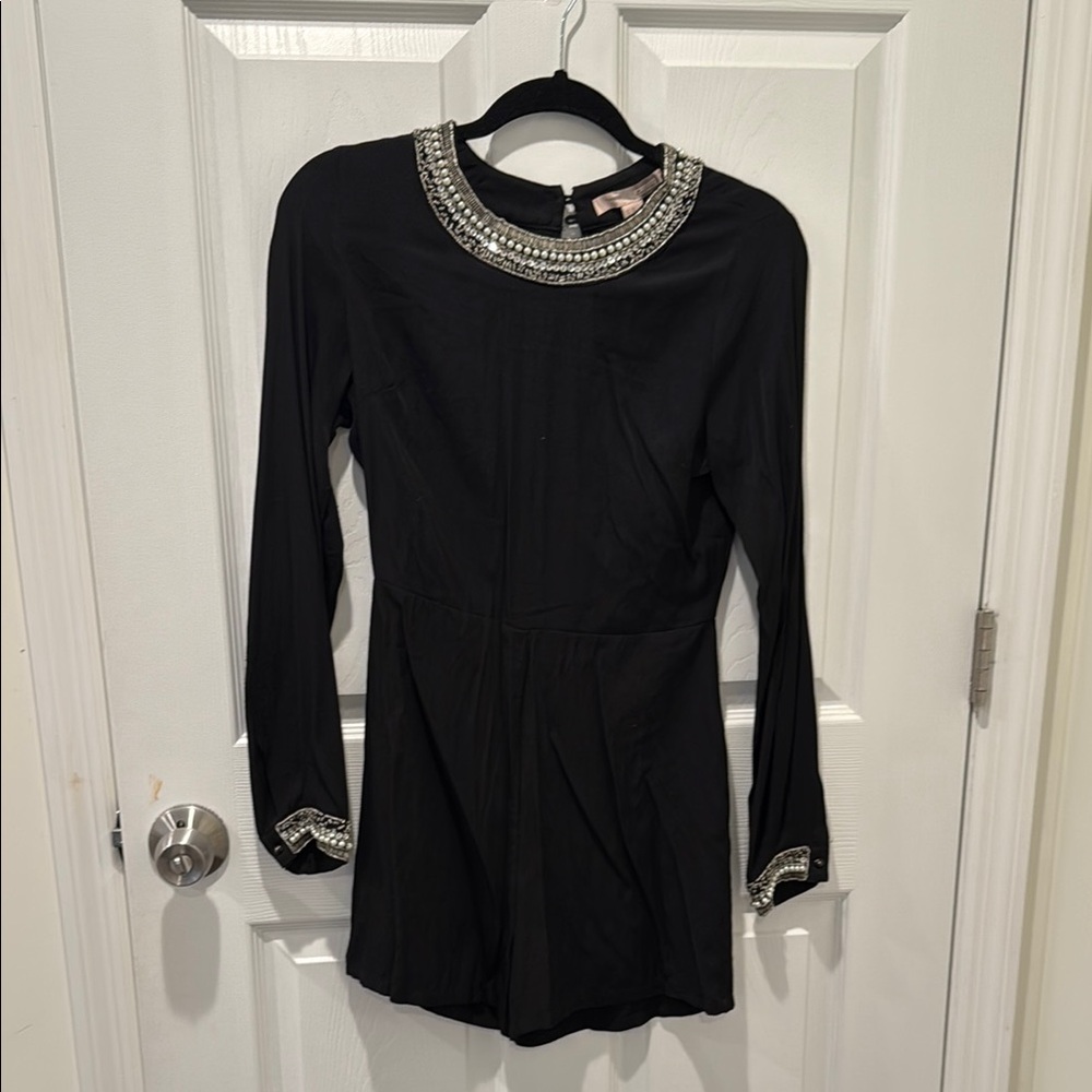 Forever 21 Black Dress with Silver Accents